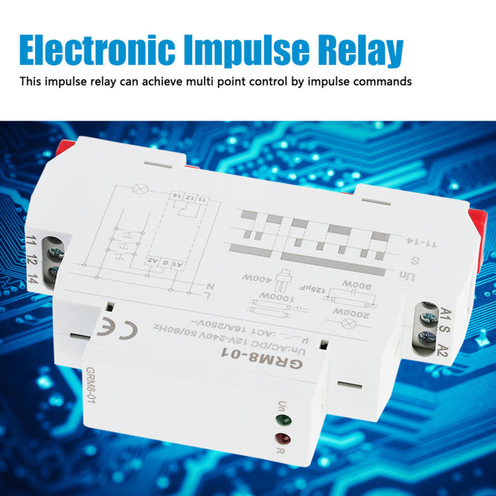 Impulse Latching Relay Stable Electronic Impulse Relay A1A2 Impulse