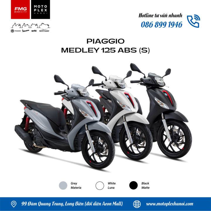 Xe Piaggio Medley S ABS  125cc nơi bán giá rẻ nhất tháng 042023