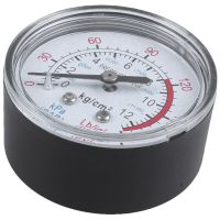 【Free-delivery】 Noon Trading Company 0-180 Psi 13มม. 1/4BSP เส้นผ่าศูนย์กลางหน้าปัดเปรียบเทียบ Manometer,สีดำ