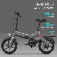 สกูตเตอร์ไฟฟ้า โช๊คอัพหน้าและหลัง Electric bicycle 100กิโลเมตร รถจักรยานไฟฟ้าNAKXUS16นิ้ว จักรยานพับ โช้คอัพด้านหน้าและด้านหลัง foldable mini 16 inches