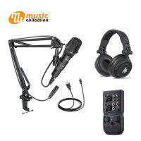 ชุดอุปกรณ์บันทึกเสียง MAONO &amp; ZOOM HOME STUDIO BANDLE SET 2