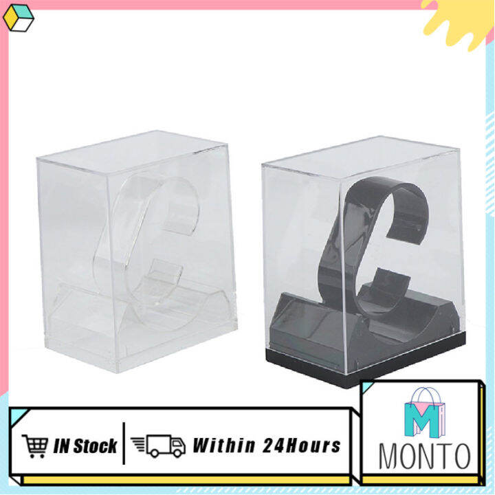 Clear Single Watch Display Box Case Acrylic Watch Display Case