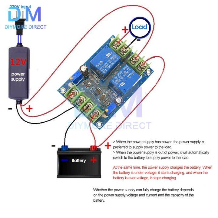 Power Supply Automatic Switching Module Battery Power Failure Automatic Charging Control Board