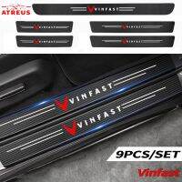 สำหรับ Vinfast รถคาร์บอนไฟเบอร์สติ๊กเกอร์แปะประตู Protector สติกเกอร์แถบยาวอัตโนมัติสำหรับ Vinfast FADIL VF8 VF9 VF E34 VF5 LUX2.0 VF7 LUX A 2.0 LUX SA 2.0 President