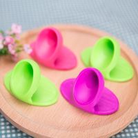 1PC Mini Silicone Pan Handle Cover Heat Insulation Covers Pot Ear Clip Non-slip Steamer Casserole Pan Handle Holder Kitchen Tool Other Specialty Kitch