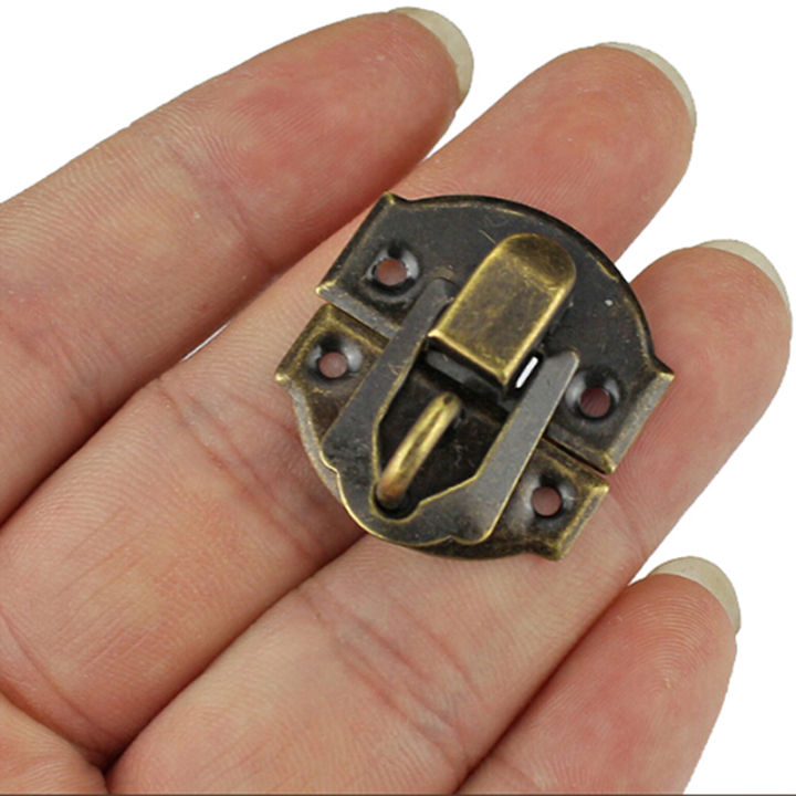 uni-meike001-sutai-10-ชิ้น-27-30-มิลลิเมตรวินเทจเหล็กล็อคจับสำหรับกล่องเครื่องประดับกระเป๋าเดินทางคลิปฮาร์ดแวร์