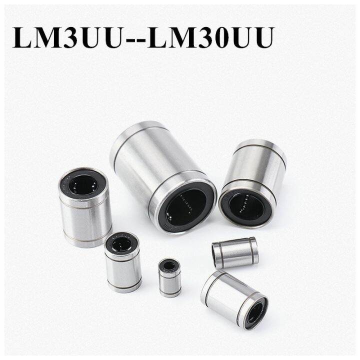 4pcs LM3UU To LM30UU Linear Bushing CNC Linear Bearings for Rods Liner Rail Linear Shaft Parts