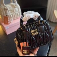 Mini Cloud miu miuˉBag 2023 New Fashion Crossbody Small Bag Pleated Bag Fashion Solid Handheld One Shoulder Crossbody Bag Women