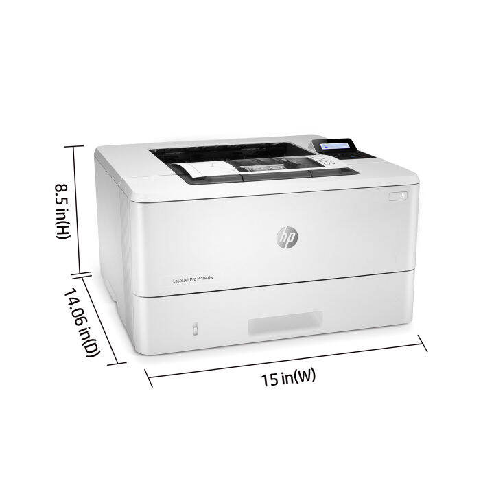 เครื่องปริ้นเตอร์เลเซอร์ขาว-ดำ-hp-laserjet-m404dn-มีหมึกติดเครื่องพร้อมใช้งาน