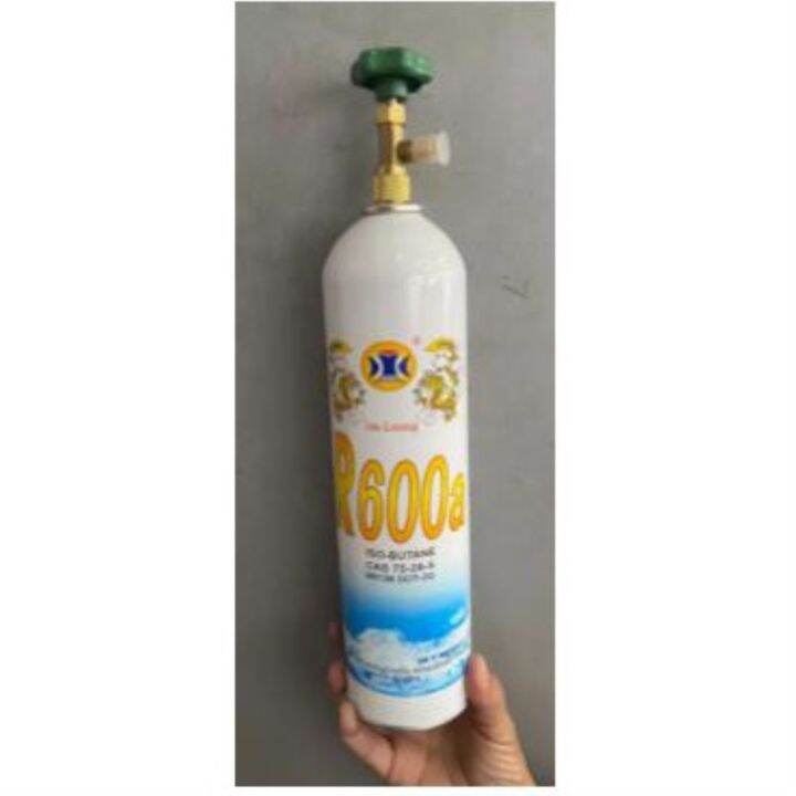 lhg0gou freon refrigerant R600a with tank valve 420g for refrigerator