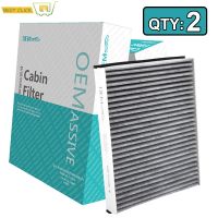 2x Av6n-19g244-Aa กรองเครื่องปรับอากาศห้องโดยสารเรณูอุปกรณ์เสริมรถยนต์สำหรับ Ford C-Max โฟกัสหนีคูก้า3ลินคอล์น Mkc V40วอลโว่