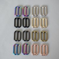 20 Pcs/Lot Adjustment DIY Accessories for 25mm Webbing Metal Slider Adjustable Buckle Loops DIY Straps Bags Belts Accessories