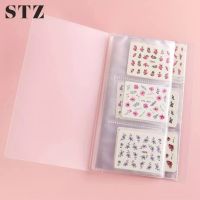 84 Slots Storage Box for Nail Art Sticker Container Case Display Holder Photo Album Book Card Folder Package Bag Organizer  2011