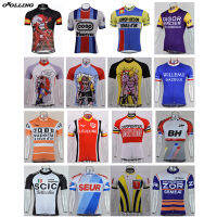 ZZOOI Multi Styles Colors Retro CLASSICAL New Team Cycling Jersey Customized Road Mountain Race Top OROLLING 4 Pockets