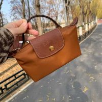 French Mini Tote Hobos Fashion Small Women Handbags Nylon Comestic Pouches Small Casual Purses