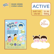 Nước Giặt Xả Pom Pom Newborn 20ml - An Toàn Cho Da Bé 1-3 Tuổi