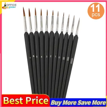 11pc Paint Brush Art Script Liner Paintbrush for Artist Acrylic Aquarelle  Gouache Watercolor Oil Painting for Great Art Drawing Supplies 