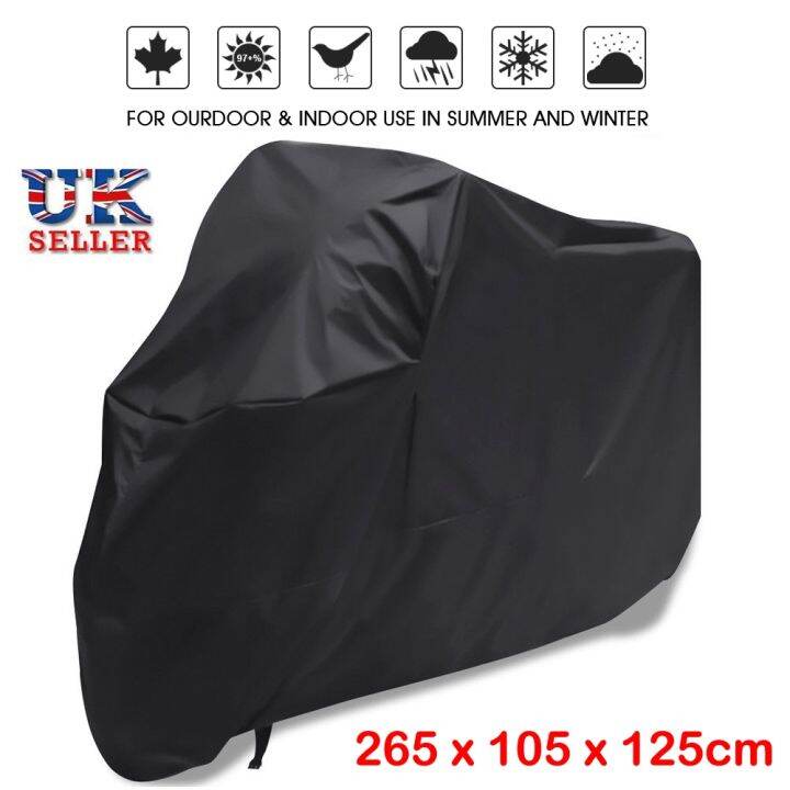 lz-motorcycle-motorbike-atv-scooter-dustproof-waterproof-sun-block-protective-cover-rain-cover-protector-size-xxl-black