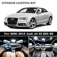16pc X 100 Canbus LED License plate bulb + Interior dome map Light Kit Package for 2008-2015 Audi A5 S5 RS5 B8