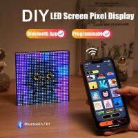 สมาร์ท LED เมทริกซ์พิกเซลแผงโคมไฟ USB ข้อความรถเข้าสู่ระบบแสดงหน้าต่าง APP ควบคุมกราฟฟิตีหน้าจอแผงสำหรับบ้านห้องสก์ท็อปโคมไฟ