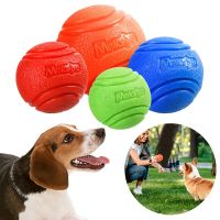 〖Love pets〗 1PC Pet Dog Toys Dog Ball Dog Bouncy Rubber Solid Ball Resistance Dog Chew Toys Outdoor Throwing And Recovery Training For Dogs