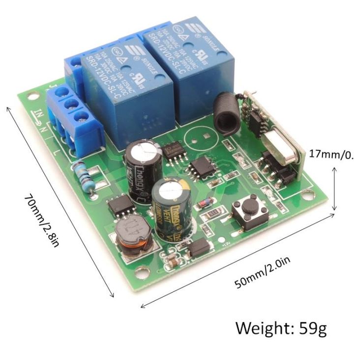 yf-433mhz-for-door-curtains-electric-by-85v-250v-2ch-10a-relay-receiver-and-controller