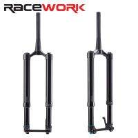 Racework จักรยานเสือภูเขาส้อม27.5 /29นิ้ว MTB อากาศ Damping จักรยานแขวนเรียว110*15มมน้ำมันและก๊าซด้านหน้า