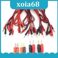 xoia68 Shop 4mm Banana Plugs Dual Alligator Clip Cable Connectors Test Lead Cord Probe Gold Plate Audio Speaker Wire for Multimeter