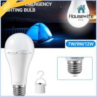 HOUSEWIFE SPACE 1pc หลอดไฟจี้ห้อย ไฟ LED ฉุกเฉิน E27 โคมไฟติดเพดาน ไฟกลางคืนไฟ ของใหม่ แบตเตอรี่ทำงานโดย หลอดไฟแอลอีดี ตั้งแคมป์