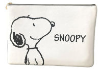 SNOOPY  W  1      เก็บเอกสาร  กระเป๋าเอกสาร ซองเอกสาร อย่างดี มีผ้าซับด้านใน ลาย SNOOPY  W  1  สนูปปี้ ขาว       ขนาด 35x25x2 cm   สีสดใส สวยงาม   NPNN SHOP