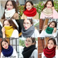 Women Thick Scarf Winter Warm Circle Loop Infinity Scarves