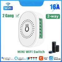 ✒ 6A Mini Tuya Smart Switch Module Breaker 2 Gang Smart Life App Voice Timing Group Work With Alexa Google Home