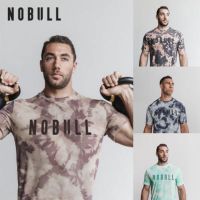 ◐☜ New NOBULL mens T-shirt short-sleeved sports fitness CrossFit training quick-drying sweat-absorbent comfortable elastic