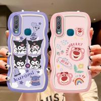 สำหรับ Vivo Y11 Y15 Y12 Y17 U3X ขนาดใหญ่หยักเคสมือถือกันกระแทกซิลิโคนโทรศัพท์นุ่มรูปการ์ตูนฝาครอบ