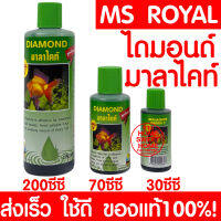 *ค่าส่งถูก* MS Royal DIAMOND (มาลาไคท์ 3 ขนาด , สูตรใหม่ เข้มข้น ฆ่าเชื้อโรคในน้ำ ป้องกันและรักษา เน่าเปื่อย จุดขาว ตกเลือด