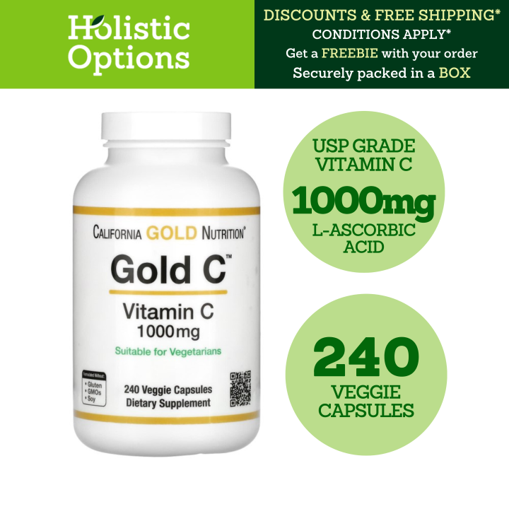 [Authentic] California Gold Nutrition, Gold C, USP Grade Vitamin C