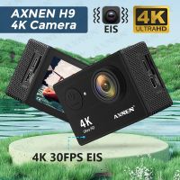 AXNEN รถจักรยานยนต์ H9R 4K หมวกนิรภัยสำหรับจักรยานกล้องเพื่อการกีฬากันน้ำบันทึกวิดีโอ Wifi ชุดกล้องถ่ายภาพสำหรับถ่ายภาพด้วยรีโมท