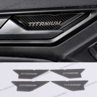 ▩❡ carbon fiber Car Interior Door Bowl Panel Trims Cover for Ford Territory 2019 2020 2021 Accessories Auto Decoration 2022 2023