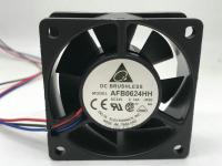 พัดลมอินเวอร์เตอร์เดลต้า AFB0624HH 6025 DC24V 0.14A 6ซม. 2023/ต้นฉบับ power amplifire fan พัดลมระบายอากาศ