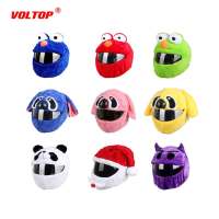 23 Styles Cartoon Motorcycle Helmet Plush Cover Motorbike Helmets Full Face Balaclava Capacete De Moto Head Gear