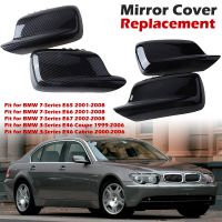 Hans1 Side Rearview Mirror Cap Cover 7 E65 E66 2001-2008 E67 2002-2008 E46 Coupe Car Accessories