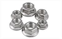 DIN6923 201/304/316 Stainless Steel Flange Kacang Kacang Segi Enam Anti-Slip Gigi Kacang M3 M4 M5 M6 M8 m10 M12 M16 Nut