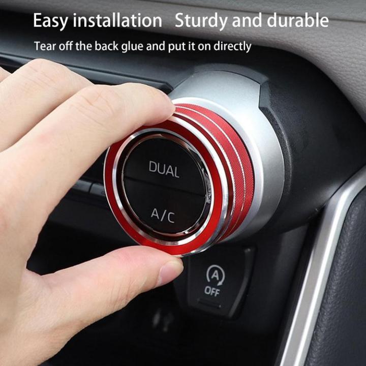 climate-control-knob-rings-2pcsswitch-button-knob-trims-control-button-cover-knob-rings-universal-aluminum-alloy-replacement-for-auto-interior-air-conditioning-switch-frugal