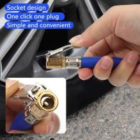 Car Tire Inflator Hose Flexible Tire Air Pump Hose Thread Nozzle Air Pump Clip Adapter for Car Automobile for Vehicle Motorcycle Tire Repair ToolsTire