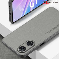 PlusCase สําหรับ OPPO A78 5G เคส ผ้าใบผ้าปกหลัง Slim Matte ปลอกกันกระแทก