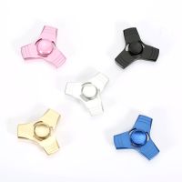 Metal 3D Triangle Hand Spinner EDC Fidget Toy Anti-anxiety for Children with ADD ADHD Autism Dropshipping