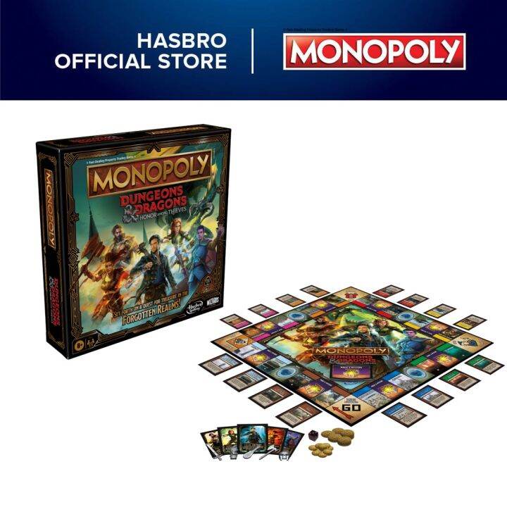 Monopoly Dungeons and Dragons: Honor Among Thieves Movie Edition