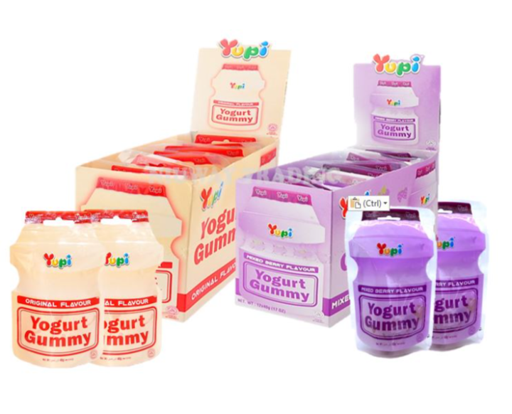 Yupi Yogurt Gummy [Original/Mixed Berry] 40g Lazada