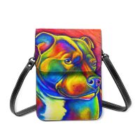 Staffordshire Bull Terrier Shoulder Bag Reusable Leather Shopping Mobile Phone Bag Woman Gifts Bags