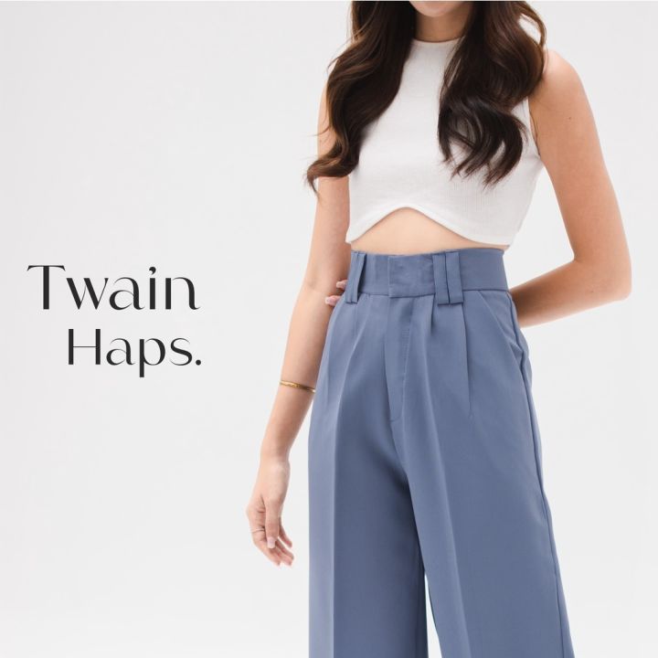 cod-twain-hasp-กางเกงขายาว-กางเกงขากระบอก-เหมาะสำหรับคนเอวเล็ก-สะโพกใหญ่-เนื้อผ้าไอวี่-ทรงสวย-ใส่แล้วสูงมาก-คุ้มแน่นอน